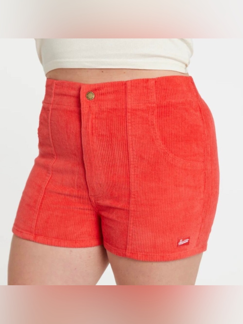 Hammies Women's Red Corduroy Short Women's 30
